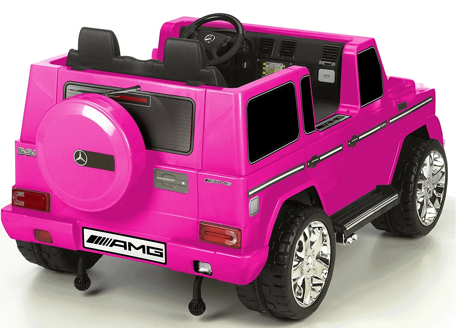 12 Volt 2 Seat Electric Mercedes Ride On Truck G55 AMG G Wagon Radio