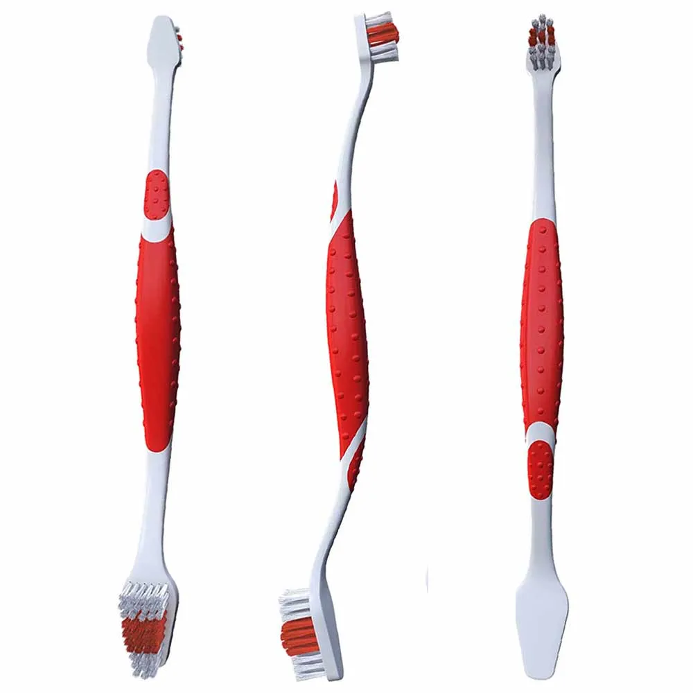 4pc Dual End Pet Toothbrush Dog Puppy Dental Grooming Dental Care Teeth Cleaning