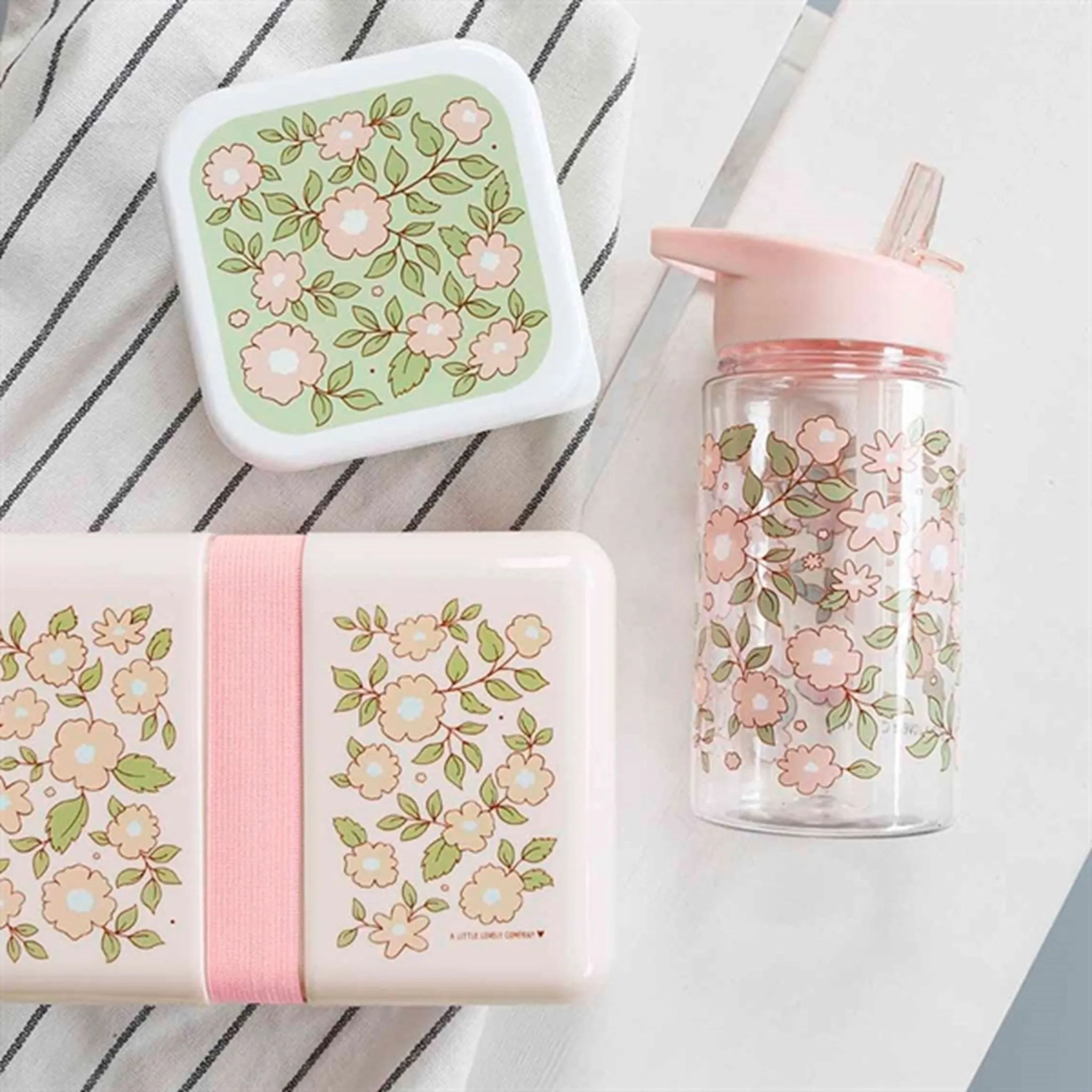A Little Lovely Company Lunch Box Blossom Pink