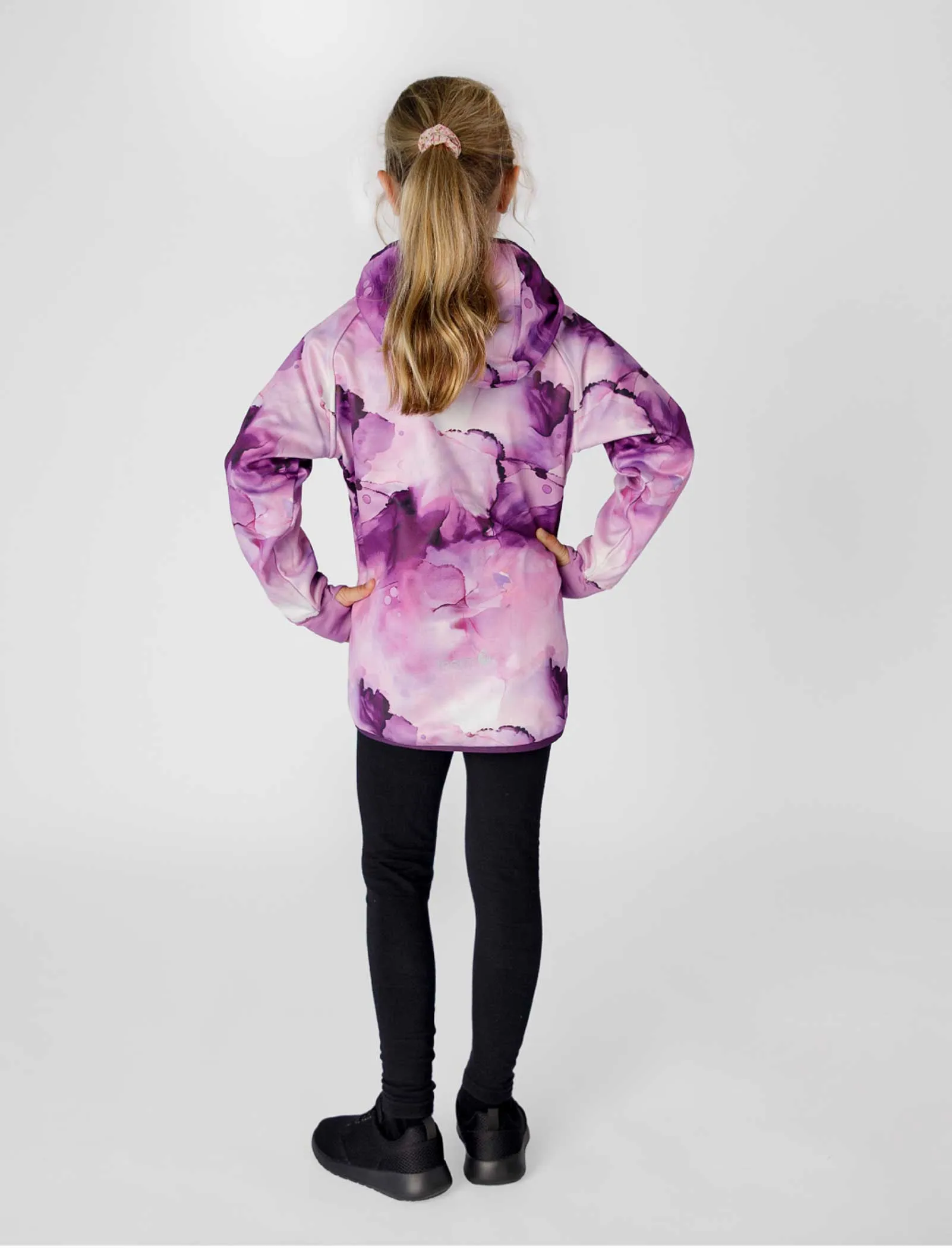 All Weather Girls Hoodie Watercolour Marble