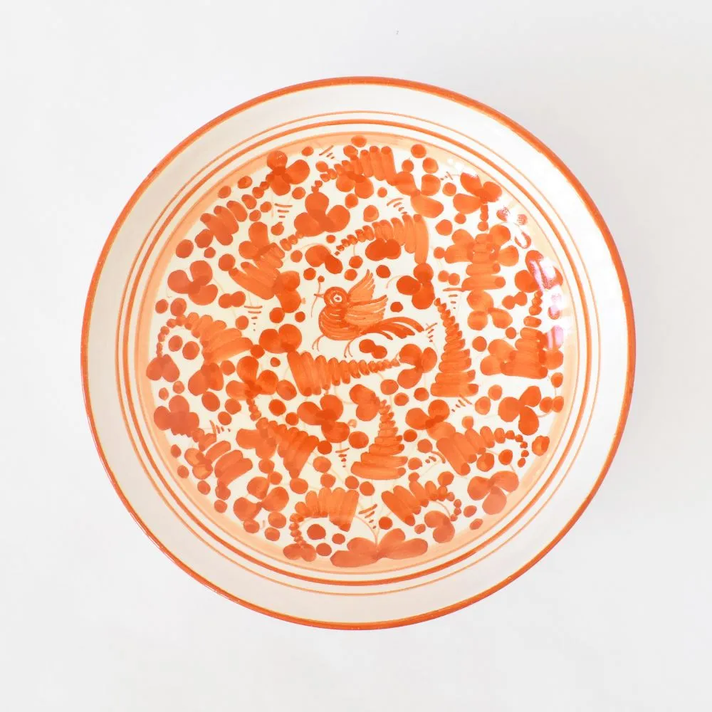 Arabesco Orange bowl - 8"