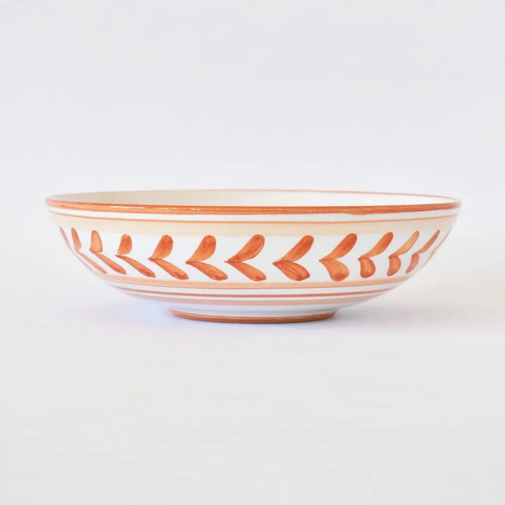 Arabesco Orange bowl - 8"
