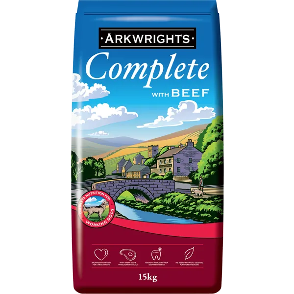 Arkwrights Complete Dog Beef 15kg