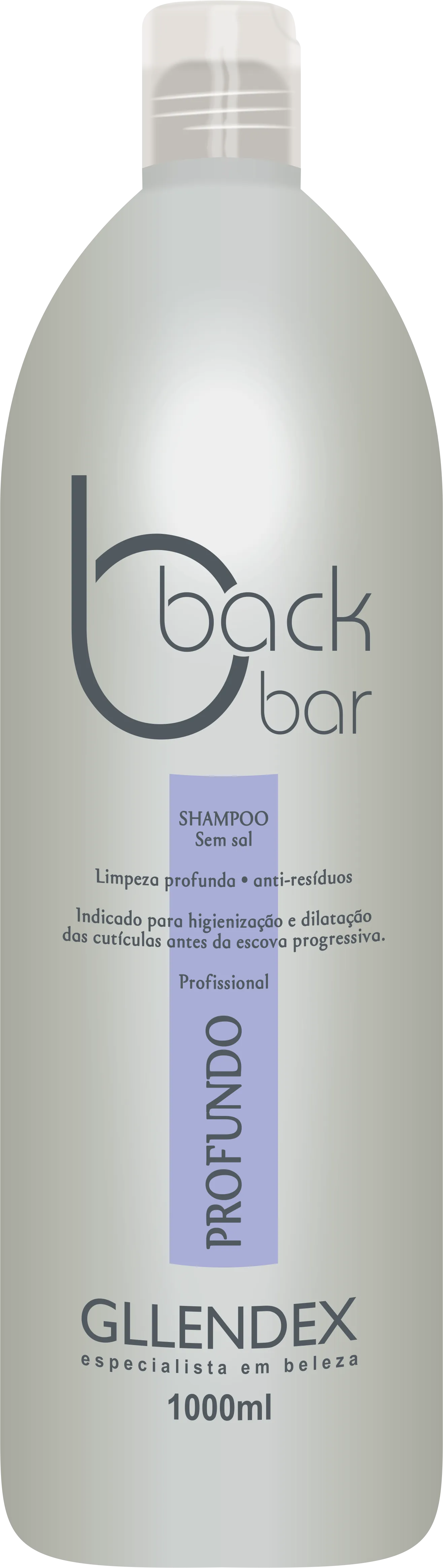 Back Bar Deep Salt Free Anti Waste Lavatory Brightness Shampoo 1L - Gllendex
