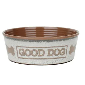 Barkley & Bella Single Wall Melamine Bowl Natural Medium