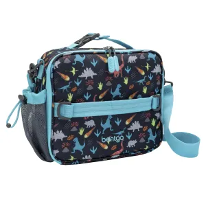 Bentgo® Kids Lunch Bag - Durable, Double-Insulated Lunch Bag for Kids 3 ; Holds Lunch Box, Water Bottle, & Snacks; Easy-Clean Water-Resistant Fabric & Multiple Zippered Pockets (Dinosaur) Dinosaur