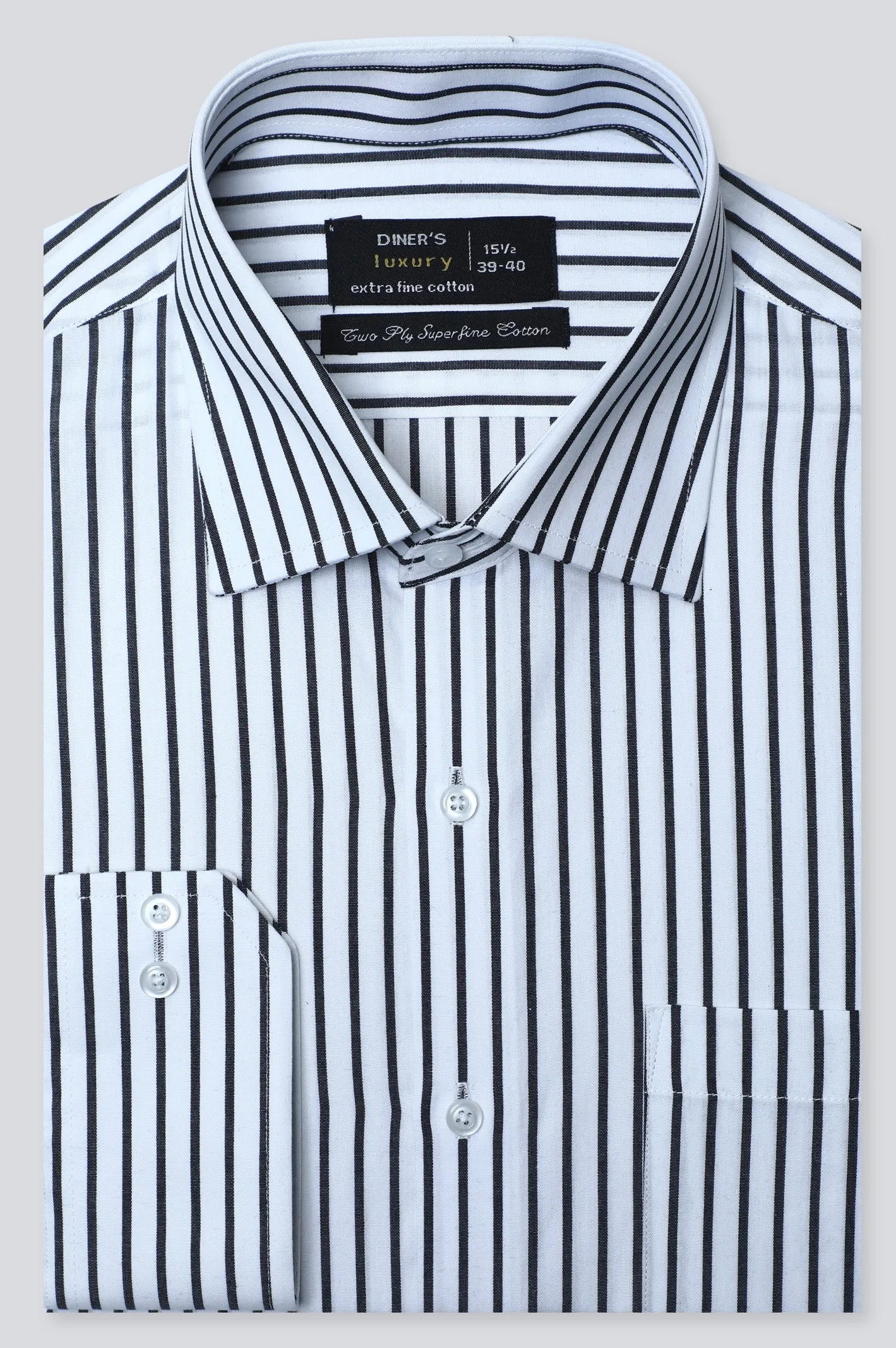 Black Stripe Formal Shirt