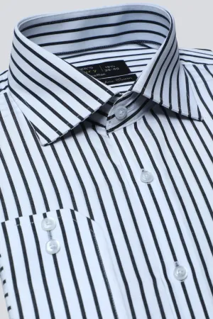 Black Stripe Formal Shirt