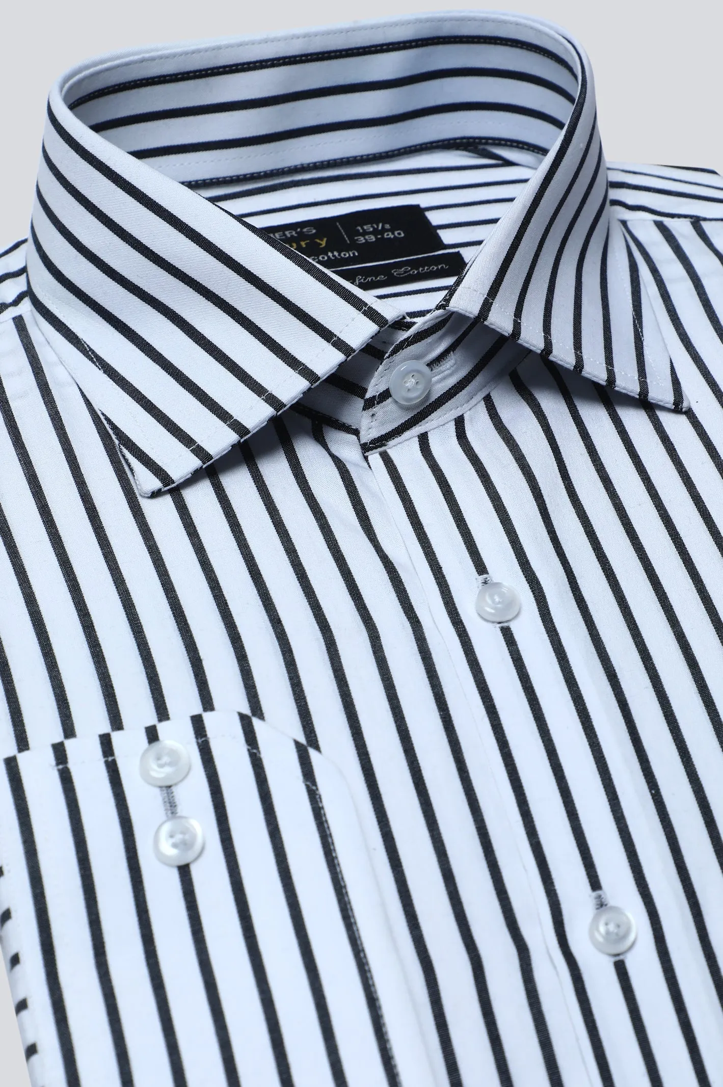 Black Stripe Formal Shirt