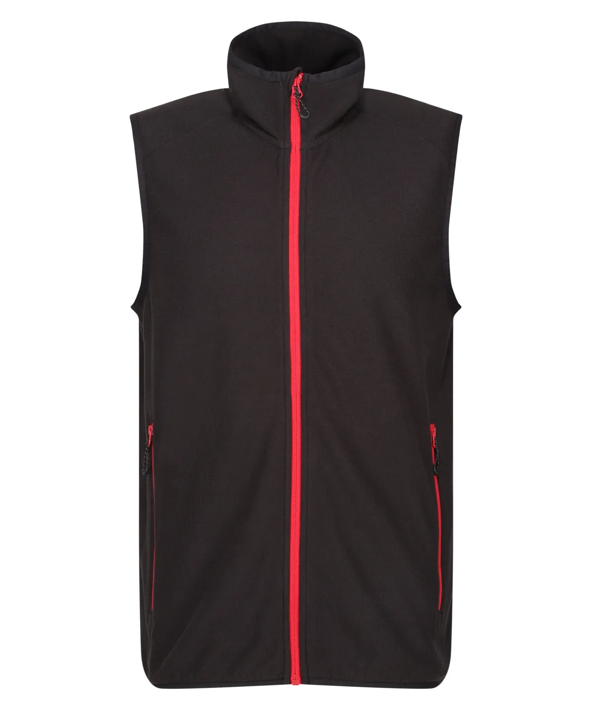 Black/Classic Red - Navigate fleece bodywarmer