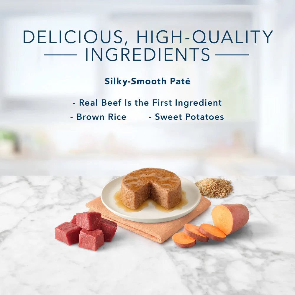 Blue Buffalo Tastefuls Natural Pate Beef Entree Wet Cat Food