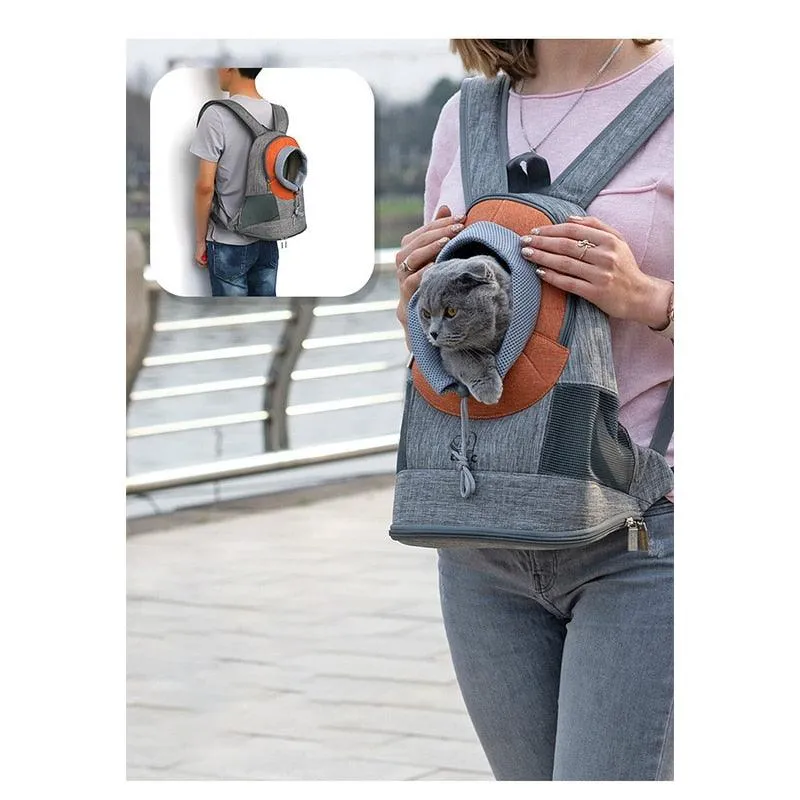 Breathing Cat and Dog Carrier Backpack