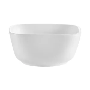 CAC China CTY-B4 Square Bowl 6oz 4" Case of 48 Pcs