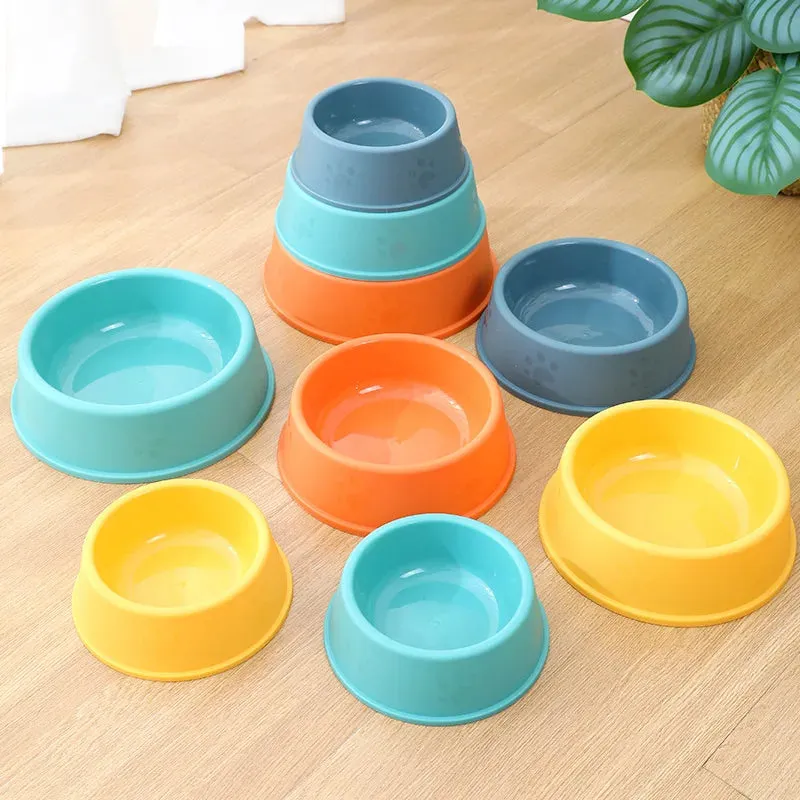Candy Color Lightweight Pet Feeding Bowl