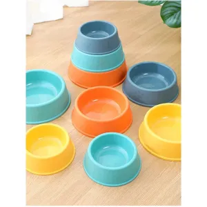 Candy Color Lightweight Pet Feeding Bowl