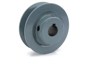 Cast Iron 3 " Single Groove Pulley V Style B Belt 5L for 5/8 Inch Keyed Shaft