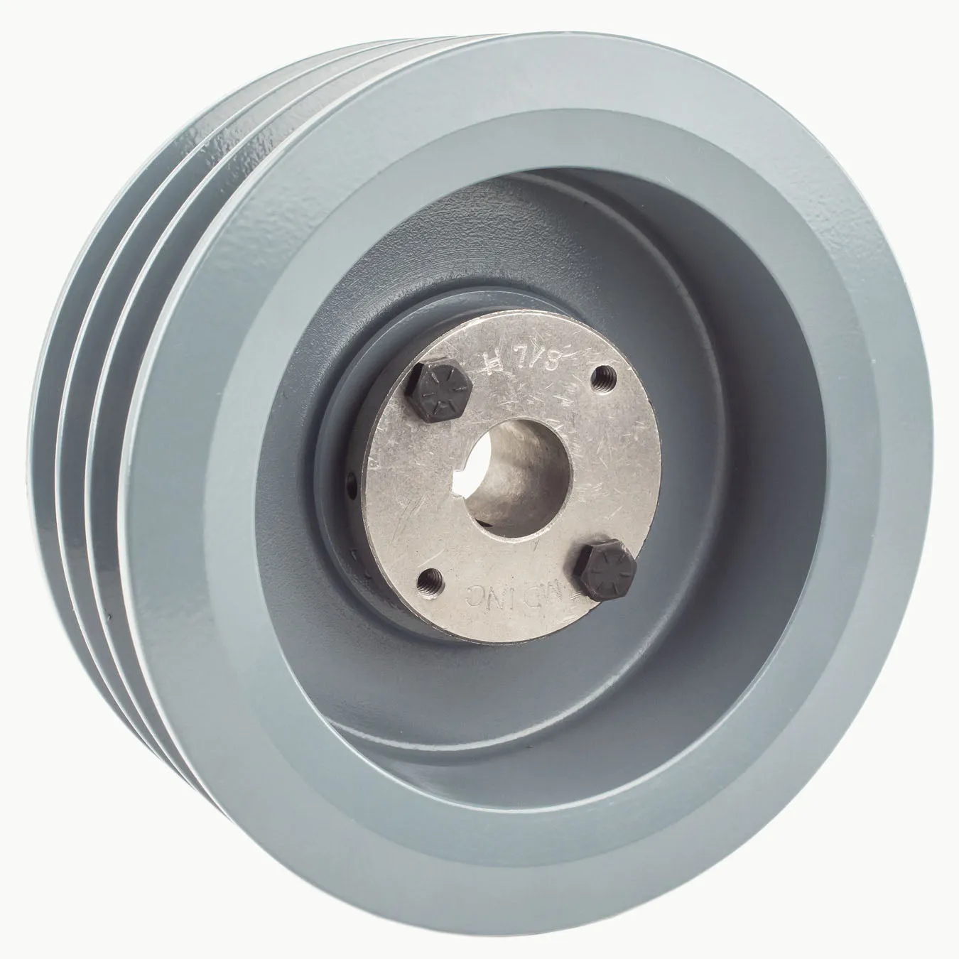 Cast Iron 6.5 " Triple Groove 3 Belt B Section 5L with 7/8 " Sheave Bushing