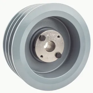 Cast Iron 6.5 " Triple Groove 3 Belt B Section 5L with 7/8 " Sheave Bushing