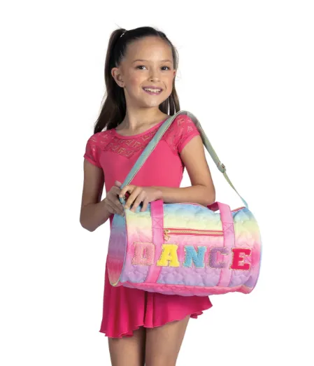 Danznmotion Quilted Rainbow Duffle Bag B24501