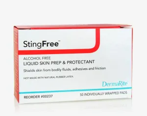 Derma-Rite Stingfree Skin Prep Wipes
