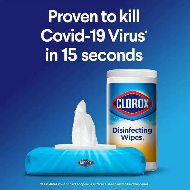 Disinfecting Wipes - Clorox® Crisp Lemon (75 Count), CLO01608