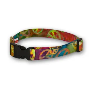 Elmo's Closet Peace Dog Collar