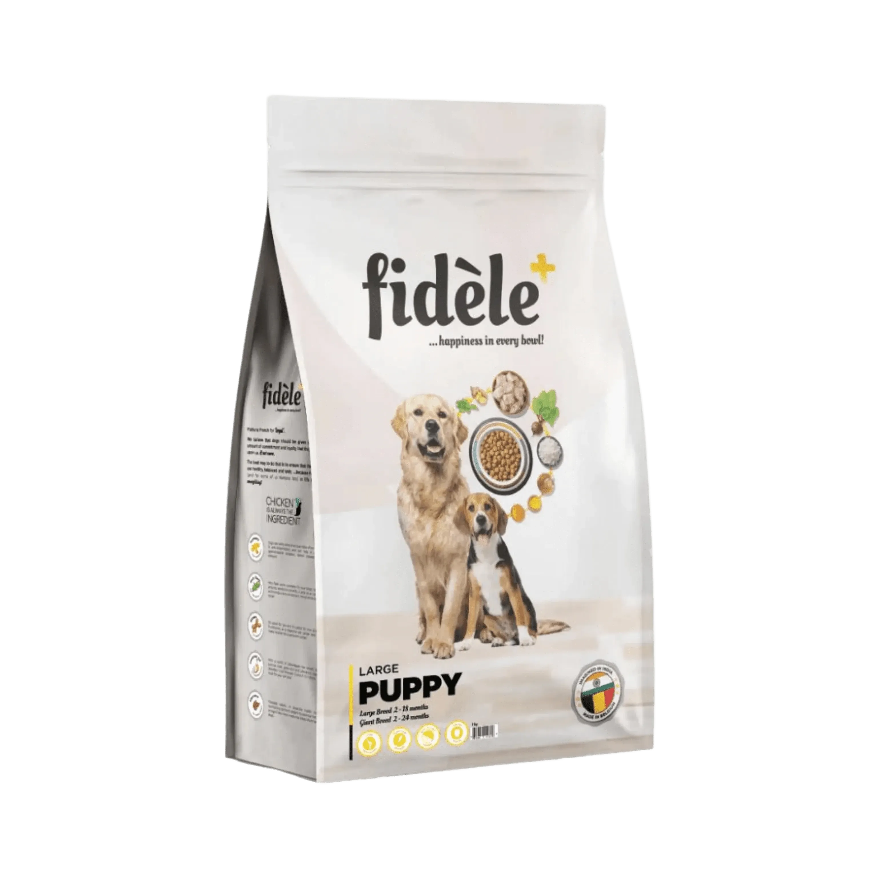 FIDELE PLUS PUPPY LARGE DRY FOOD (M)