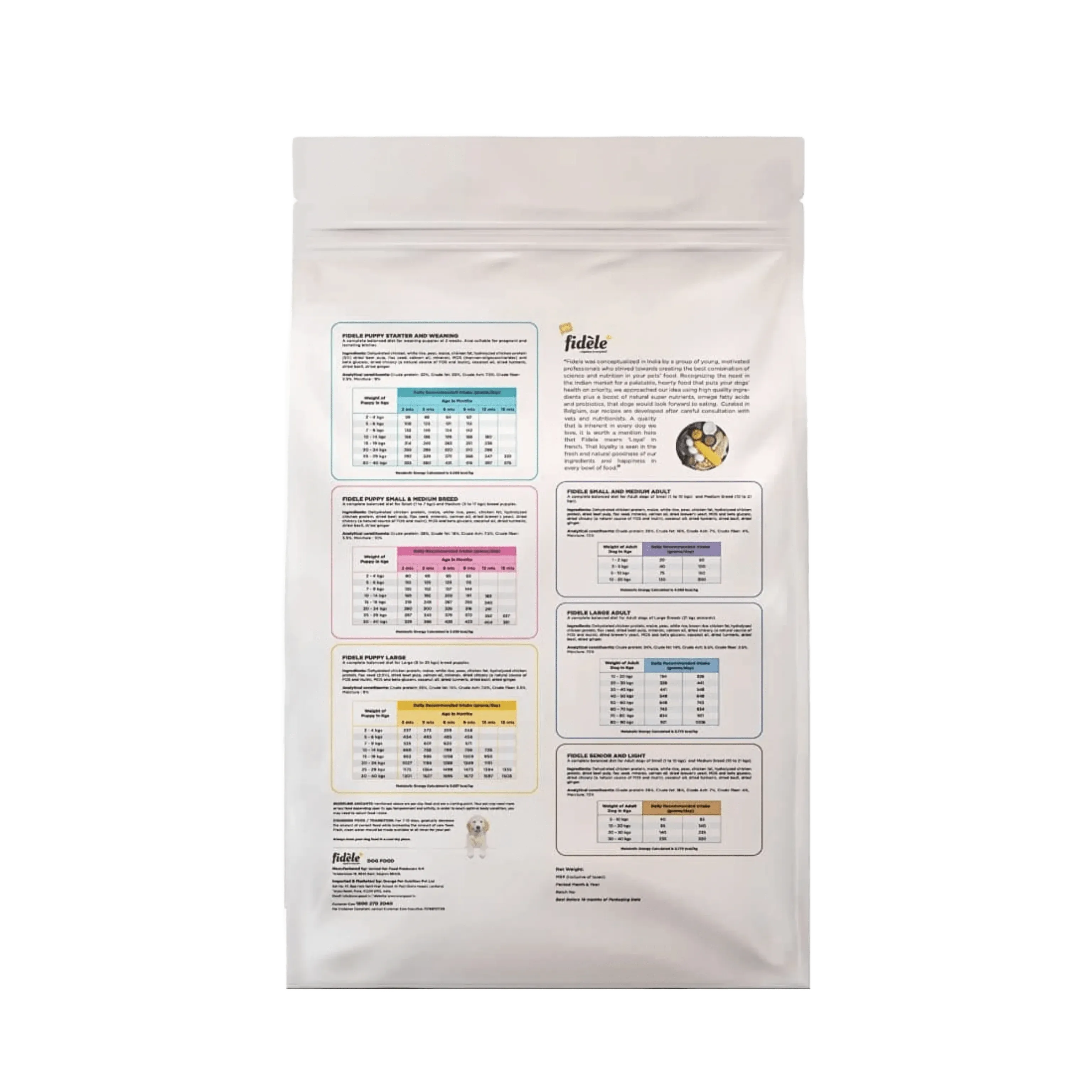 FIDELE PLUS PUPPY SMALL & MEDIUM DRY FOOD (M)
