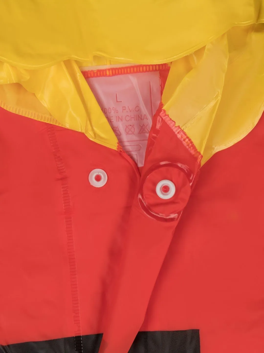 Fire Police Themed Waterproof Raincoat for Boys