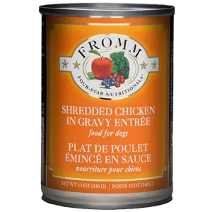 Fromm Four-Star Shredded Chicken in Gravy Wet Dog Food