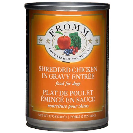 Fromm Four-Star Shredded Chicken in Gravy Wet Dog Food