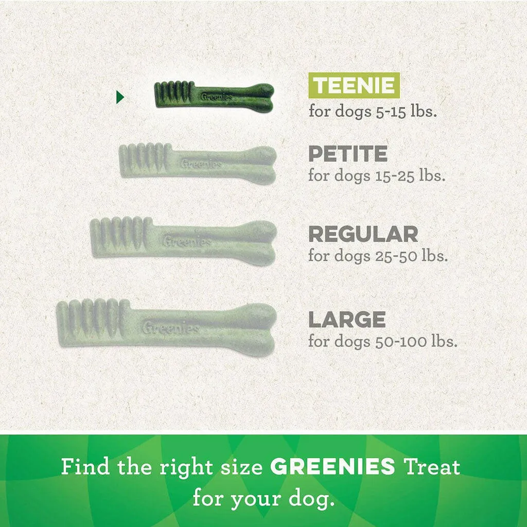GREENIES Fresh Mint Teenie Dental Treats, 43 count