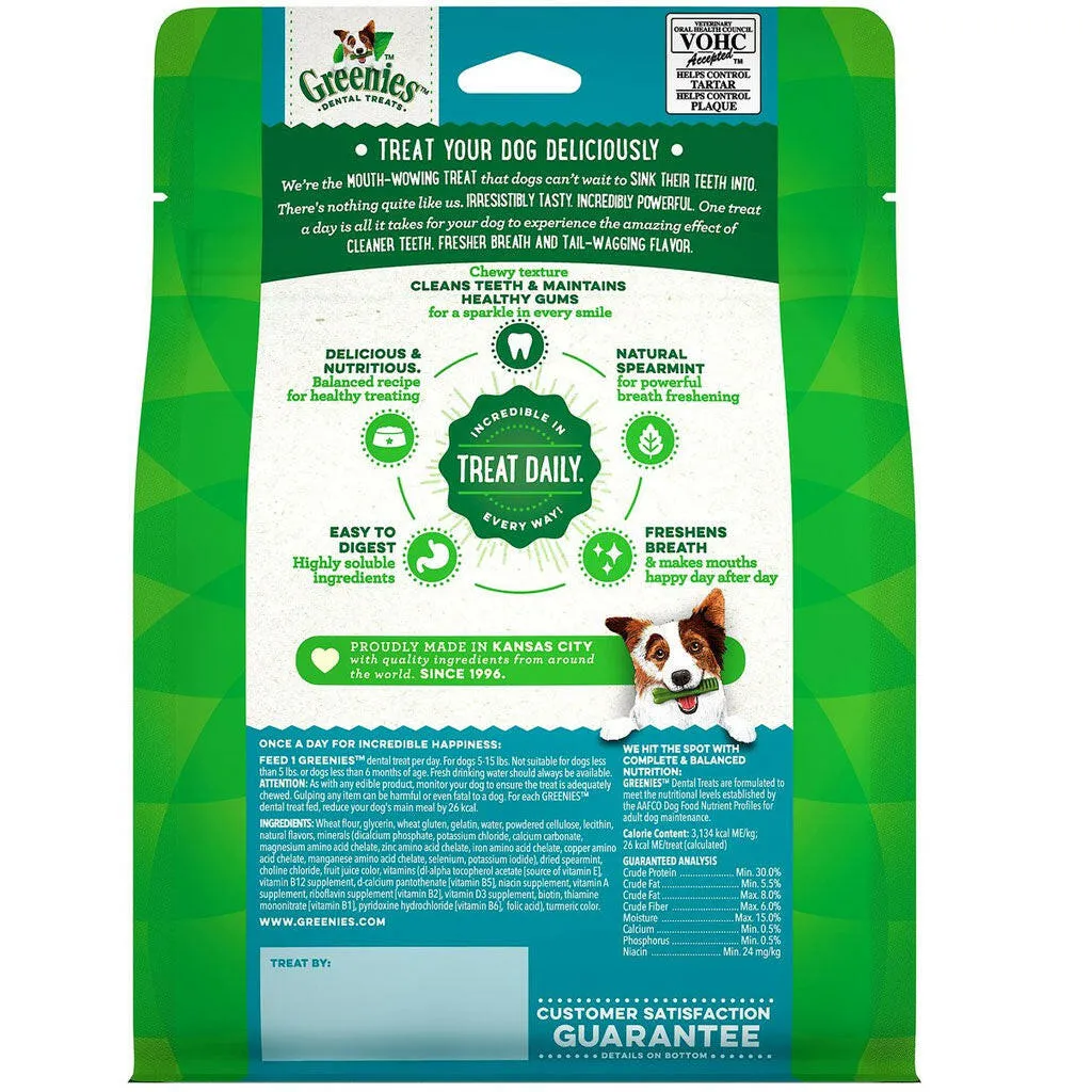 GREENIES Fresh Mint Teenie Dental Treats, 43 count