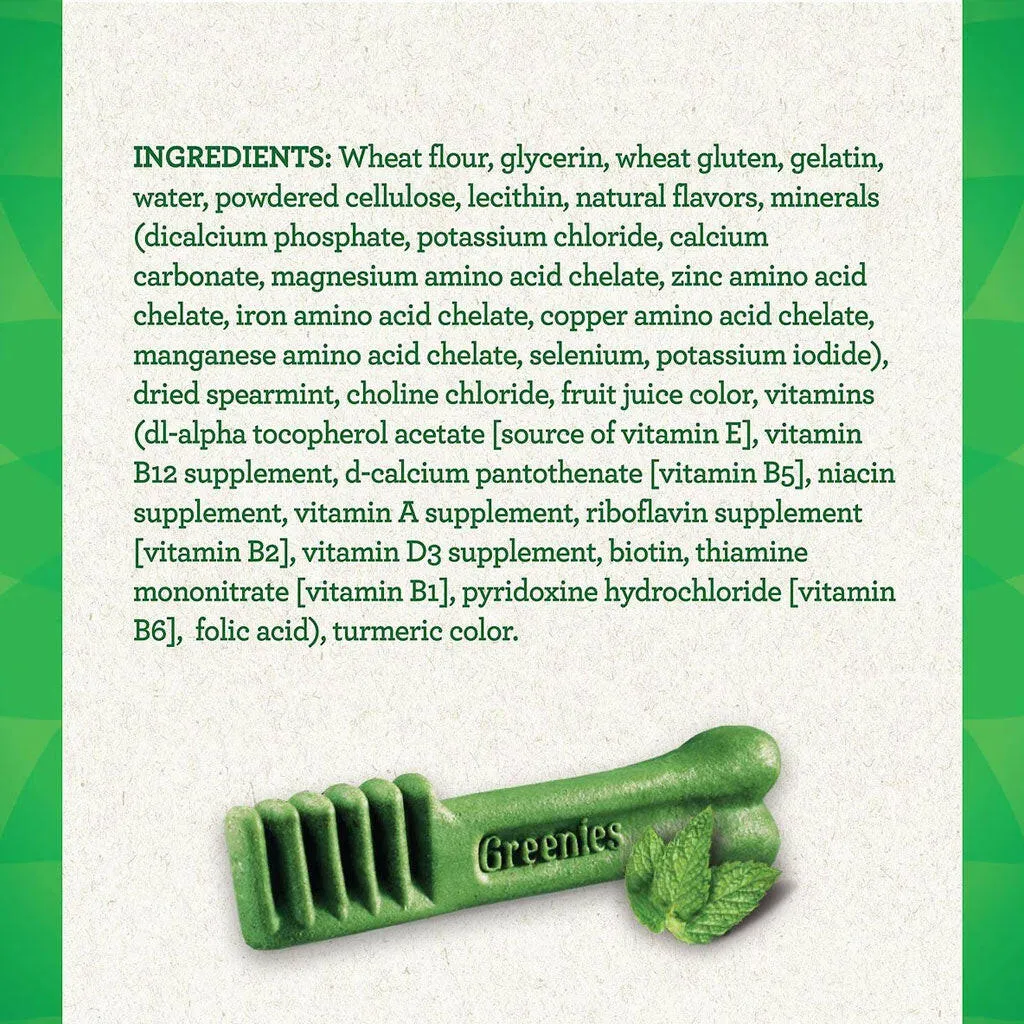 GREENIES Fresh Mint Teenie Dental Treats, 43 count