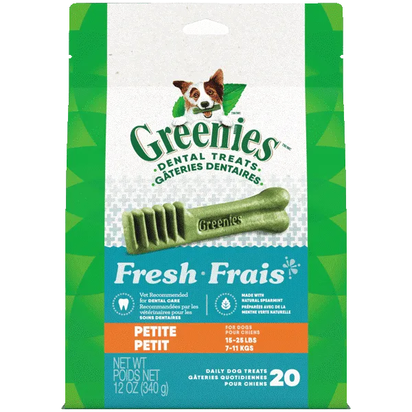 Greenies Fresh Petite Adult Dog Dental Treats, 12oz