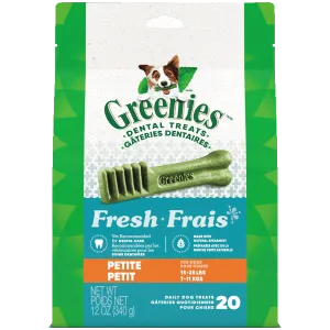 Greenies Fresh Petite Adult Dog Dental Treats, 12oz