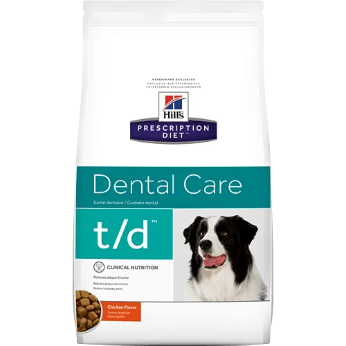 Hills Prescription Diet T/D Chicken Dry Dog Food