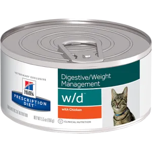 Hills Prescription Diet W/D Chicken Wet Cat Food