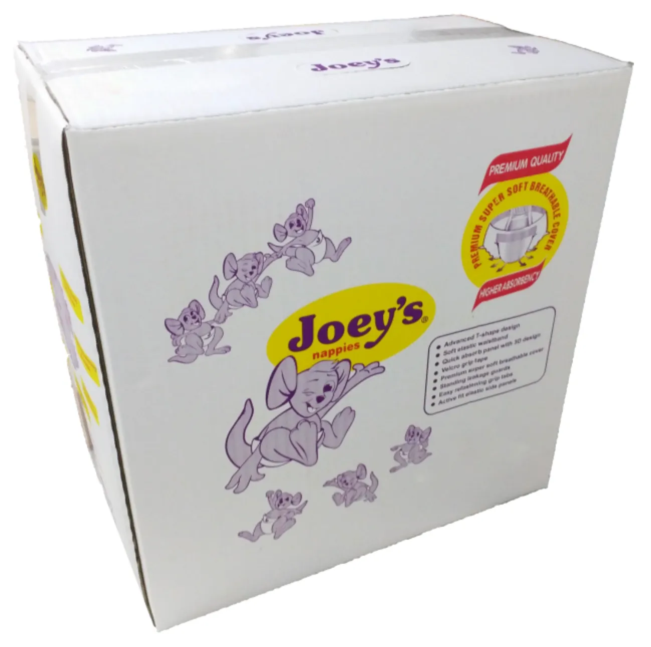 Joey's Nappies Premium, Junior, 16kg , 100 pack