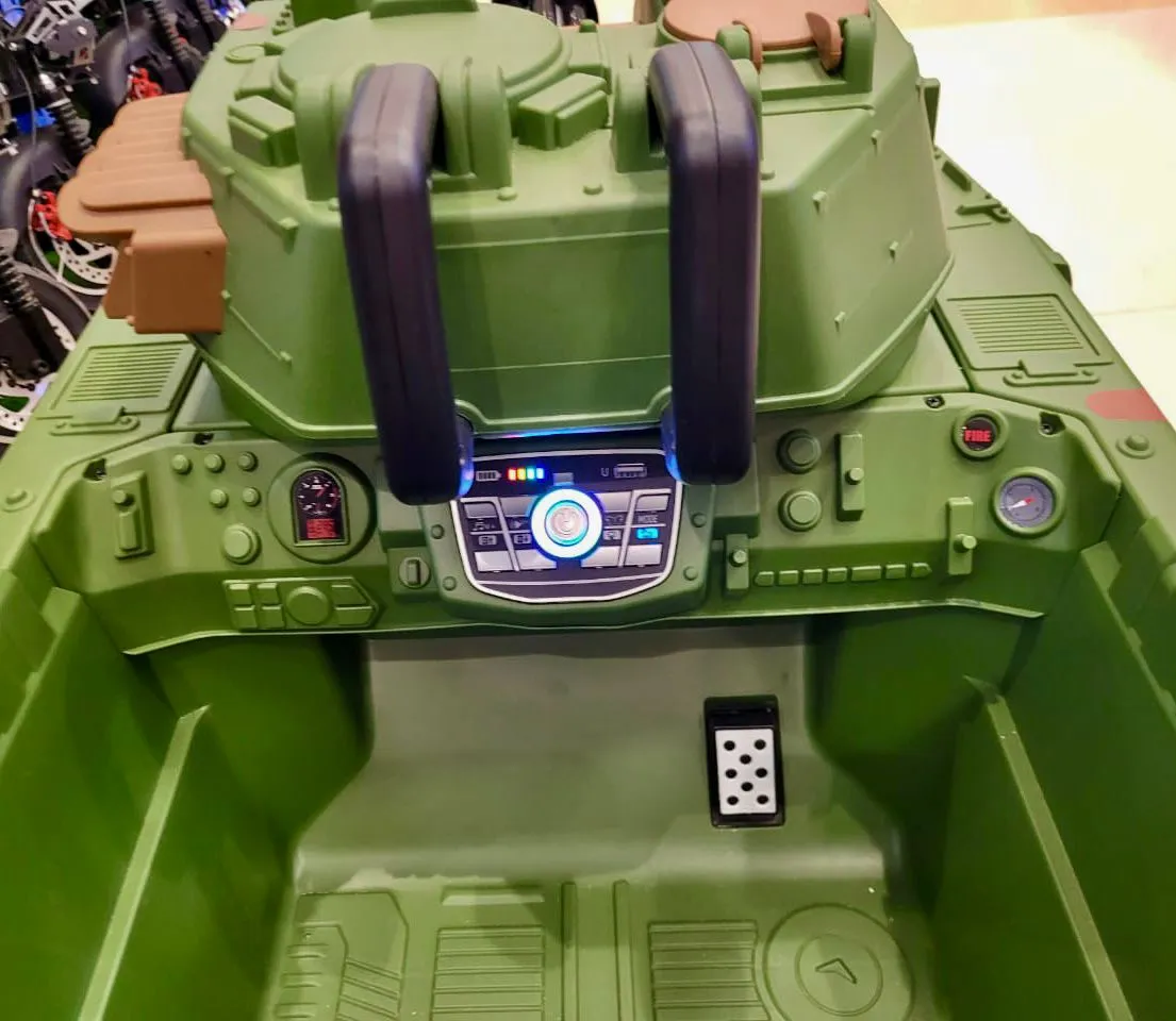 kids electric tank car remote control children ride on car army tank 12V
