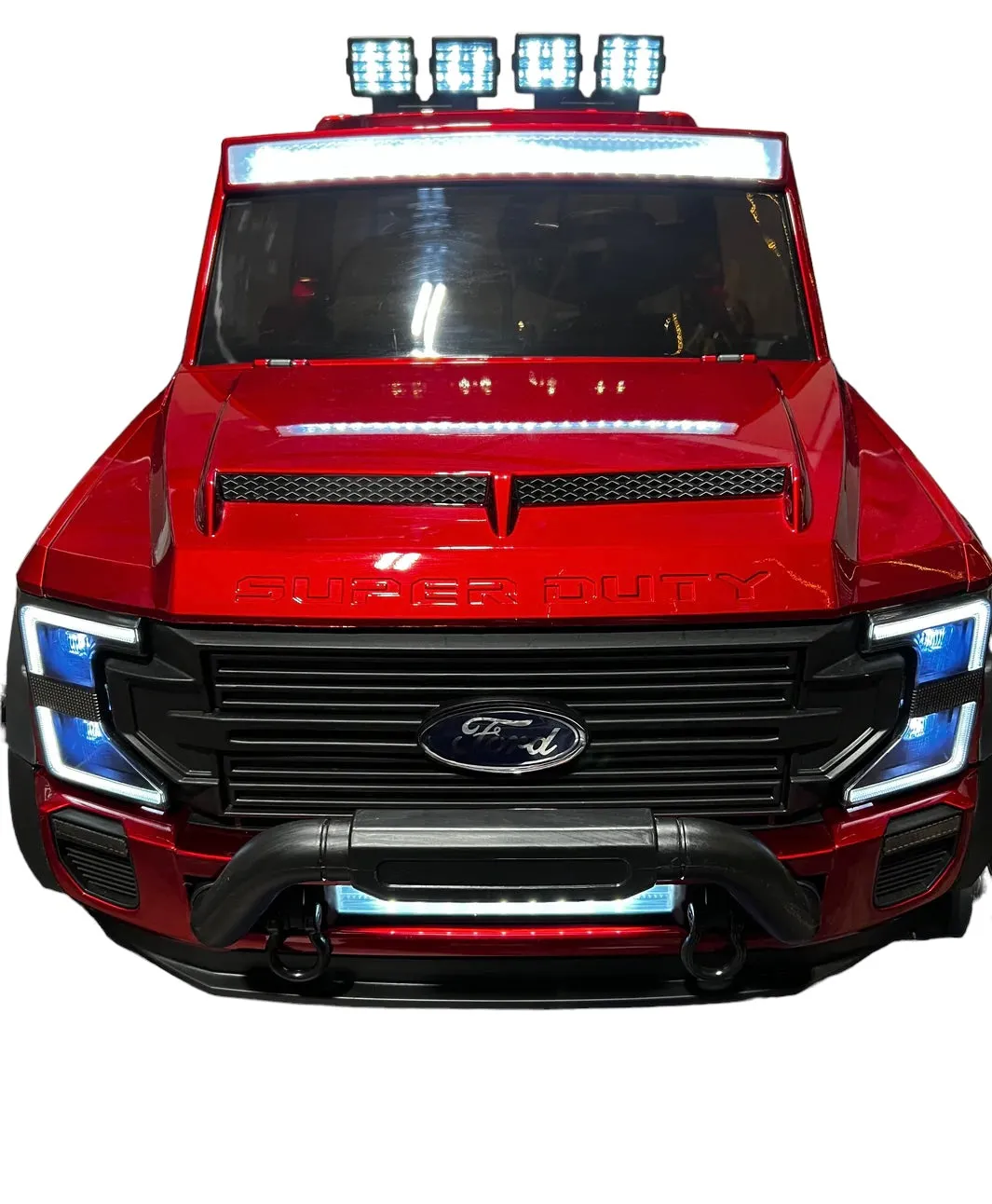Licensed 2025 Ford Super Duty F450 Lifted Monster Truck 24V Upgraded 4x4 | 2 Seater | Leather Seats | Massive Rubber Tires | Remote | Up to 15KPH
