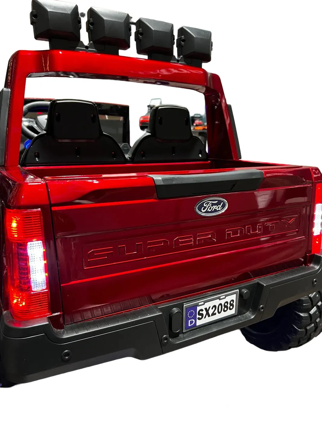 Licensed 2025 Ford Super Duty F450 Lifted Monster Truck 24V Upgraded 4x4 | 2 Seater | Leather Seats | Massive Rubber Tires | Remote | Up to 15KPH