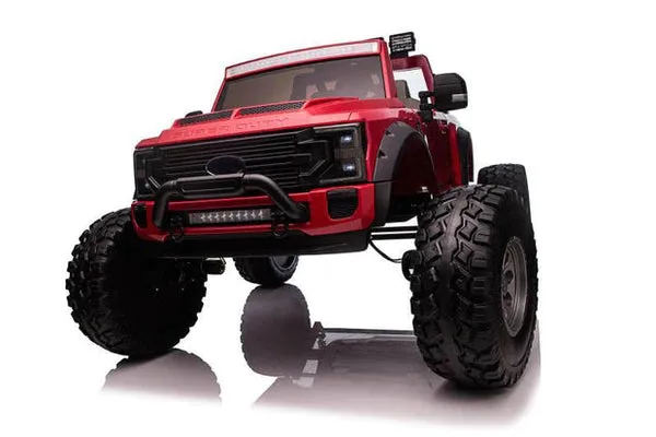 Licensed 2025 Ford Super Duty F450 Lifted Monster Truck 24V Upgraded 4x4 | 2 Seater | Leather Seats | Massive Rubber Tires | Remote | Up to 15KPH