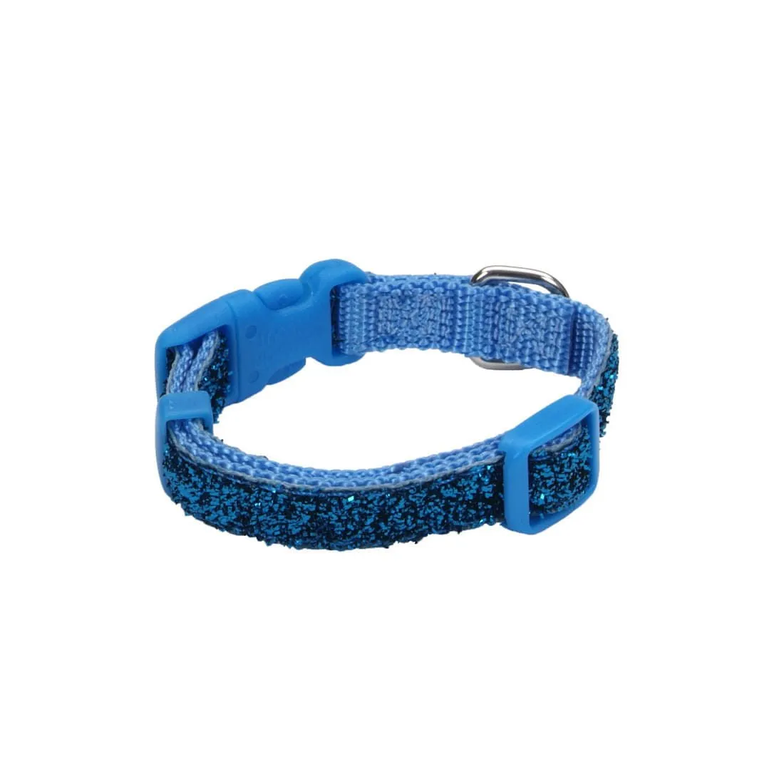Li'l Pals Adjustable Dog Collar with Glitter Overlay