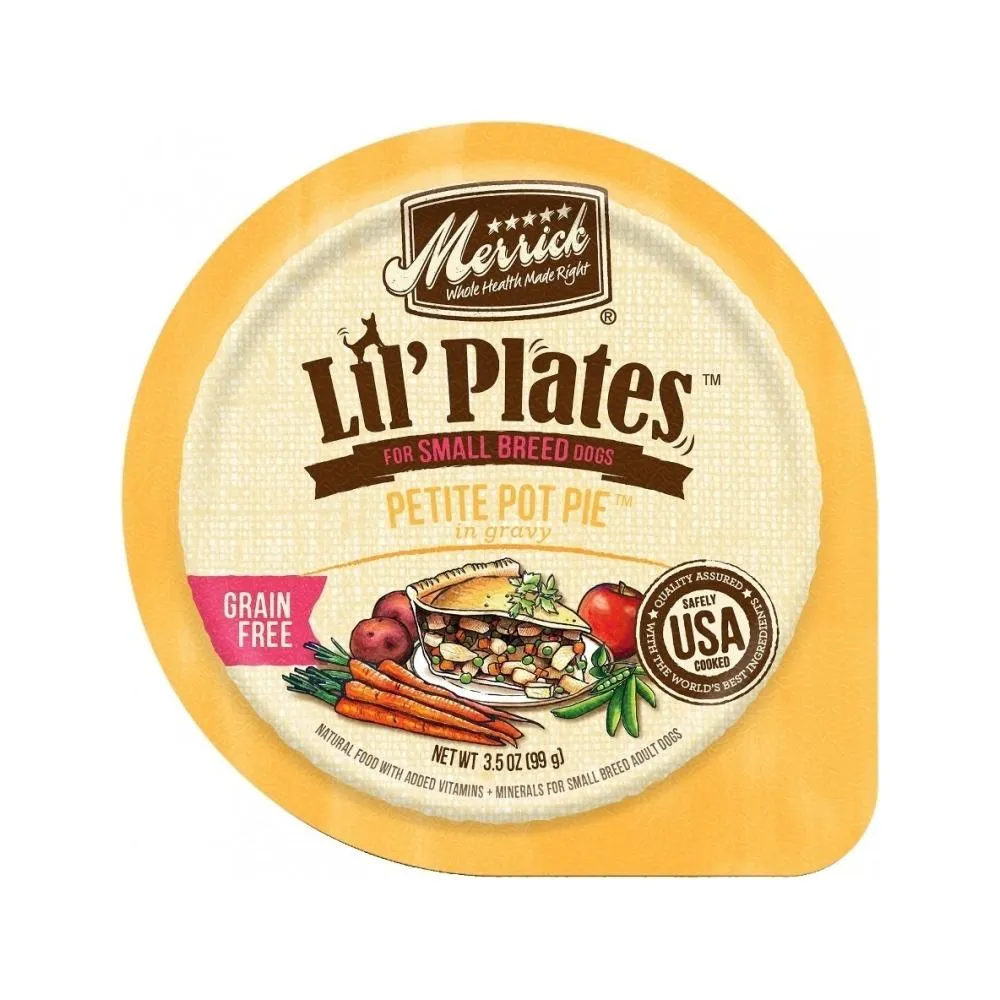 Lil' Plates Adult Grain Free Petite Pot Pie Dog Can for Small Breeds