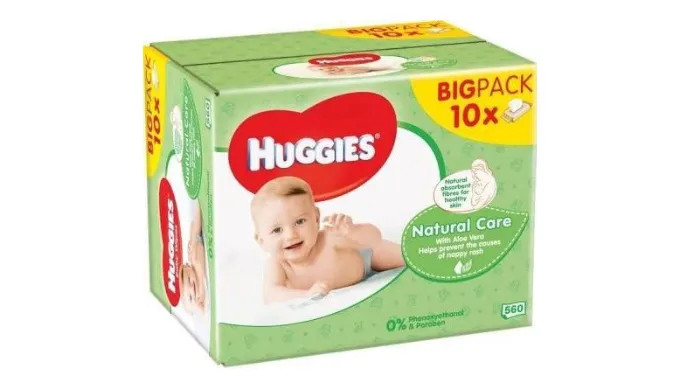 LOWEST PRICE EVER: (Less than 2¢ per Wipe!) Huggies Resealable Baby Wipes Natural Care with Aloe Vera – Ships quick!