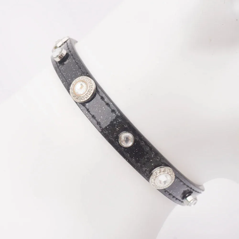 Luxury Adjustable PU Leather Cat and Dog Collar with Lucky Clover Charm