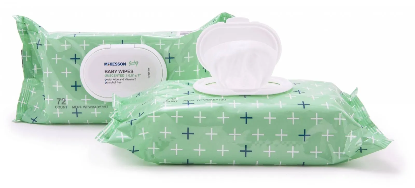 McKesson Baby Wipes Case of 864, Unscented