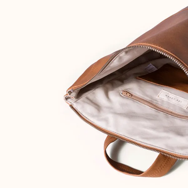 Metropolitan Backpack Camel by Lee Coren