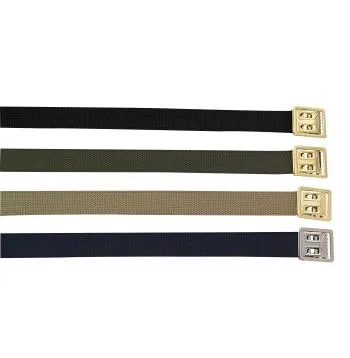 Military Web Belts With Open Face Buckle